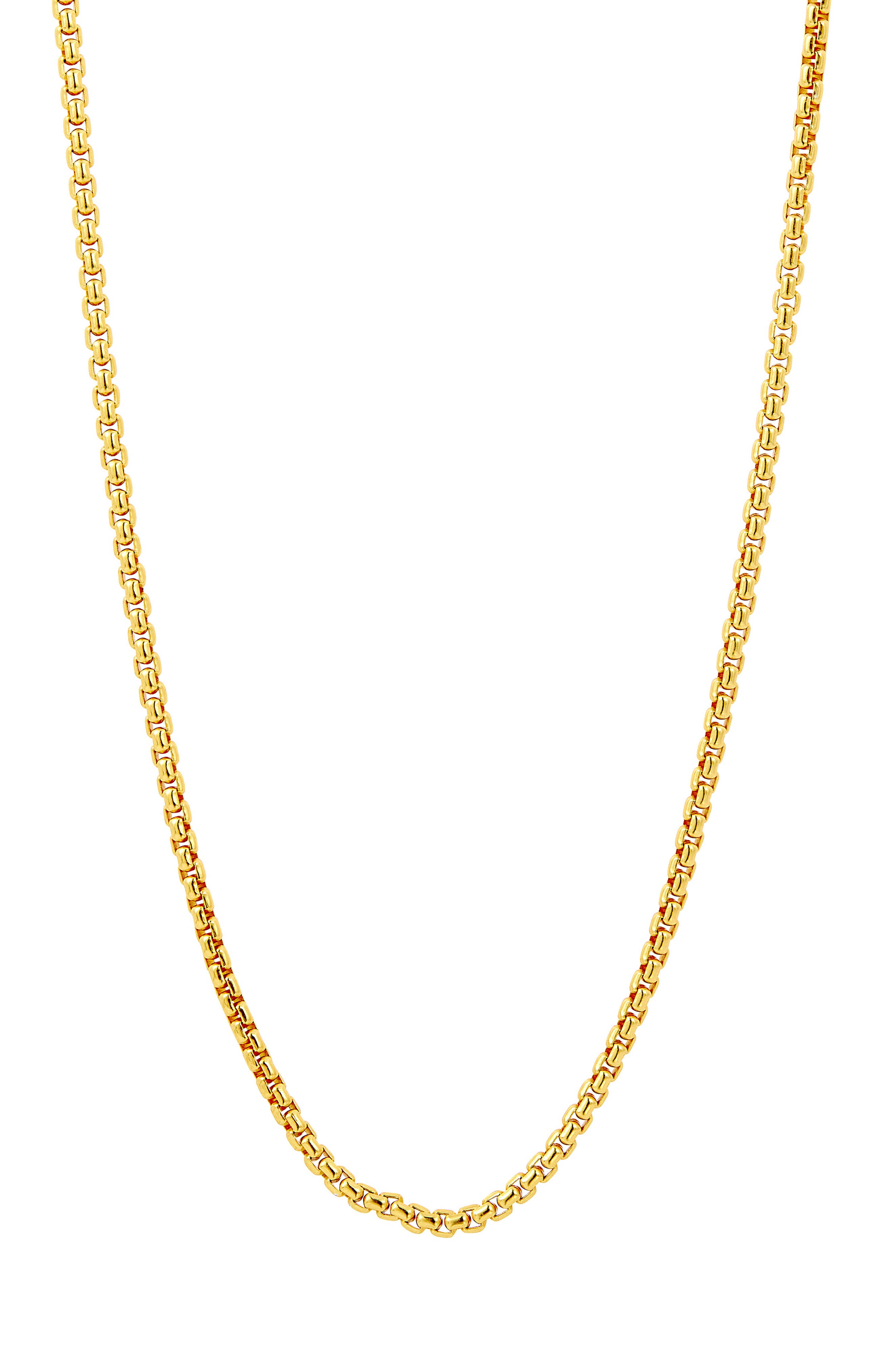 SAVVY CIE JEWELS Box Chain Necklace