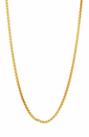 SAVVY CIE JEWELS Box Chain Necklace