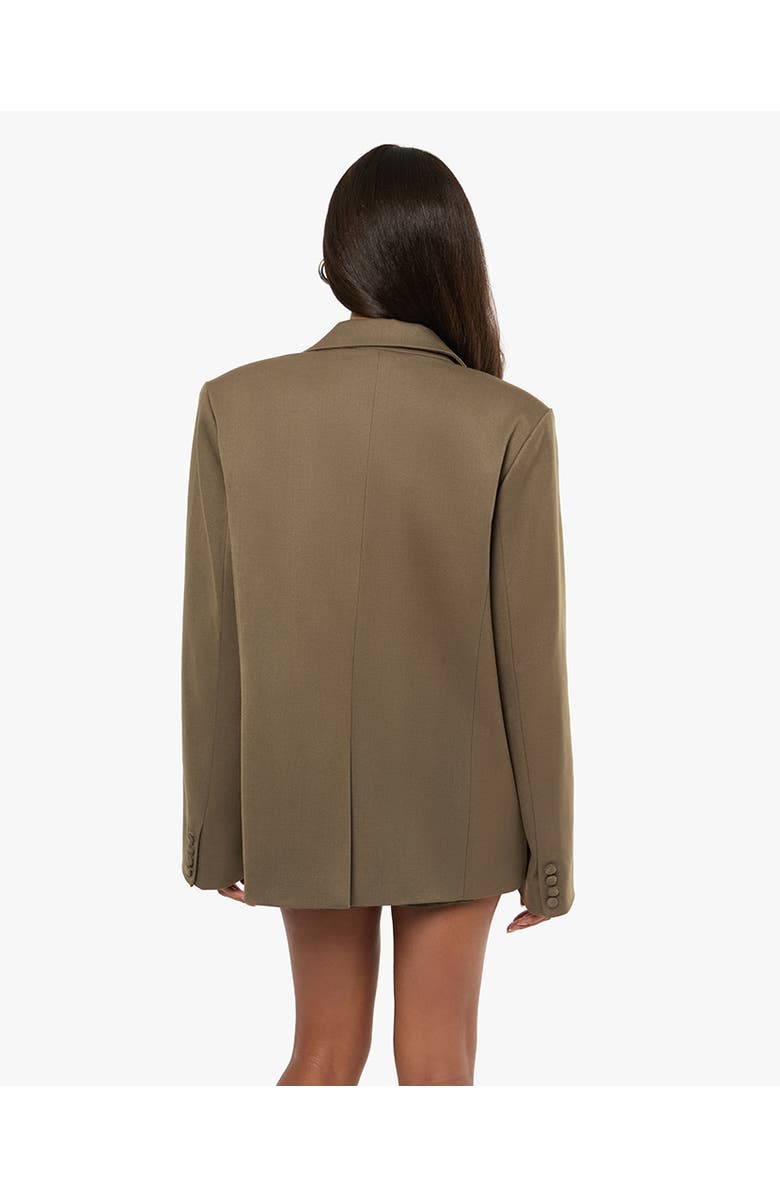 WeWoreWhat Double Breasted Boxy Blazer, Alternate, color, Dark Grey