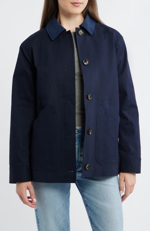 Cotton Stretch Twill Jacket