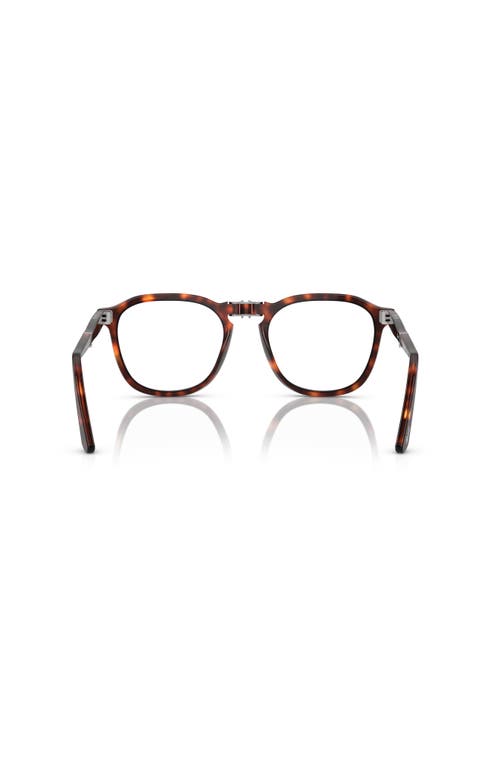 Persol 52mm Square Optical Glasses In Multi
