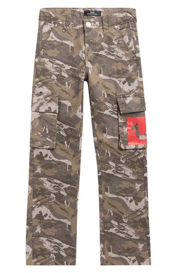 True Religion Kids' Twill Cargo Pants In Multi