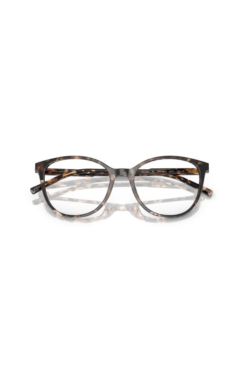 Dolce&Gabbana 54mm Butterfly optical glasses, Alternate, color, Brown