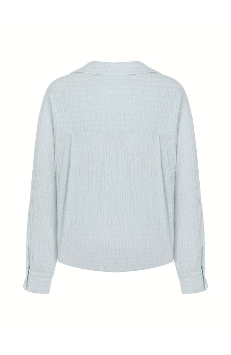 Nocturne Textured Blouse with Front Knot, Alternate, color, 