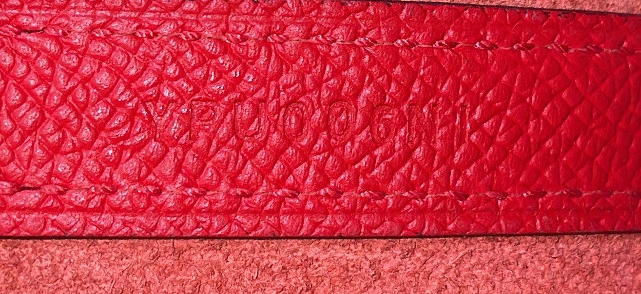 Picotin Lock Bag Tressage Epsom PM, Alternate, color, Red