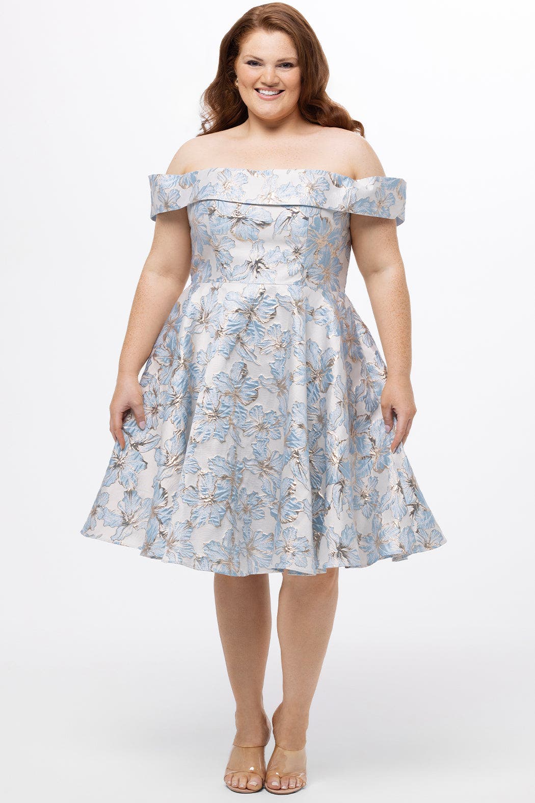 selected Light Blue Floral