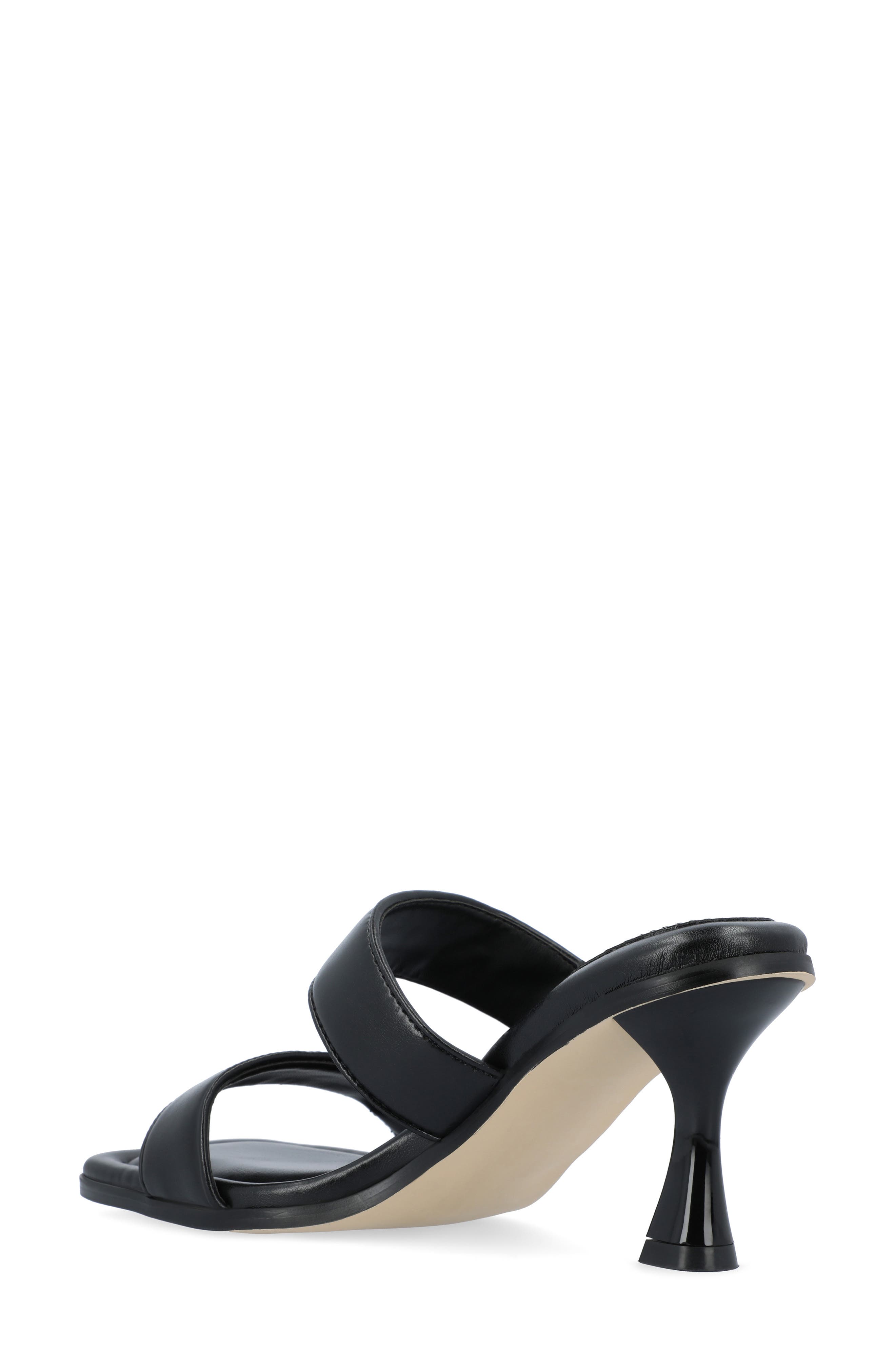 Journee Collection Essey Heeled Sandal, Alternate, color, Black