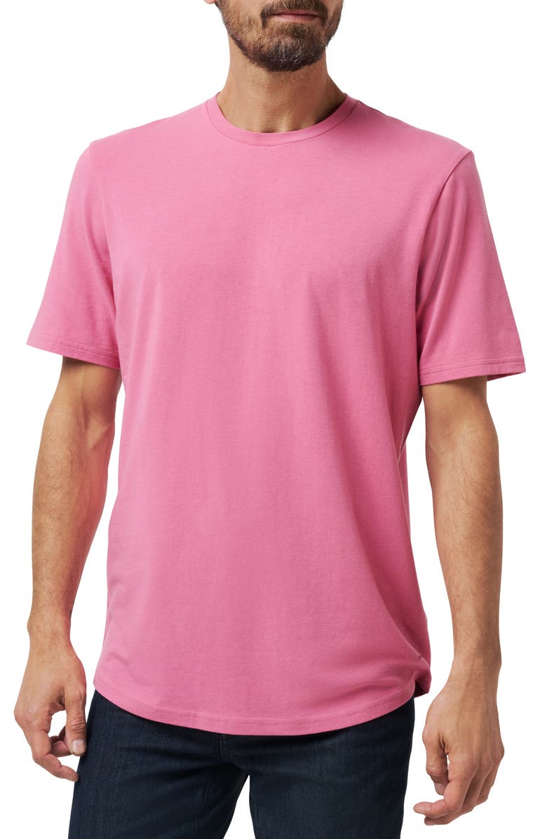 TravisMathew Cloud Crewneck T-Shirt, Main, color, Rose Wine