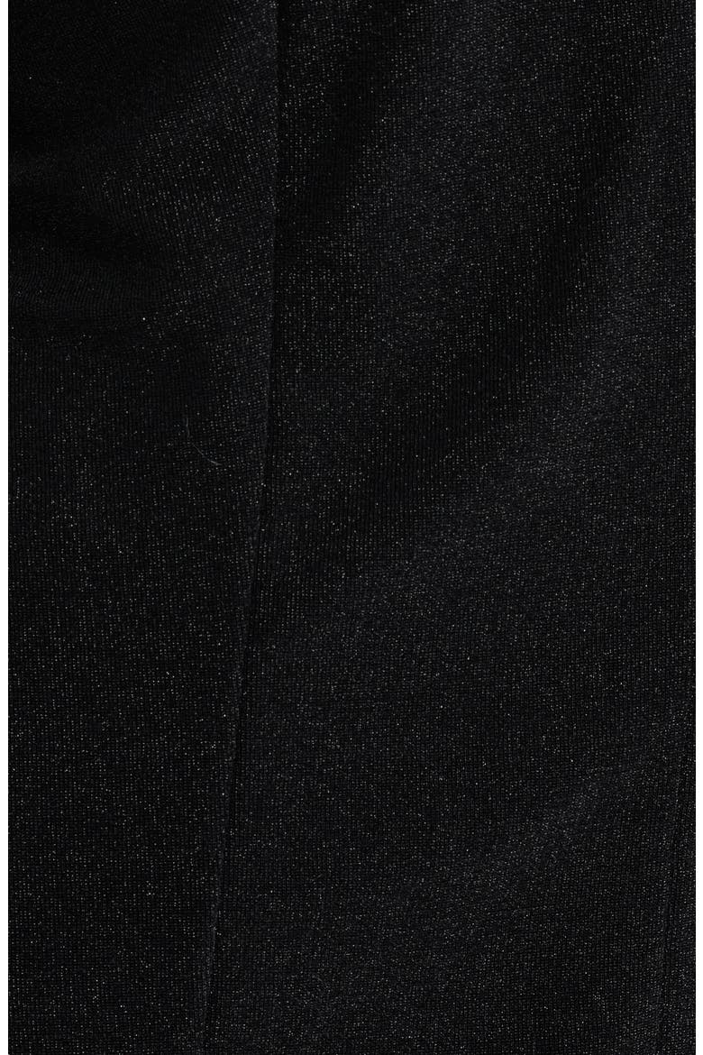 Elsa Metallic Button-Up Shirt, Alternate, color, BLACK