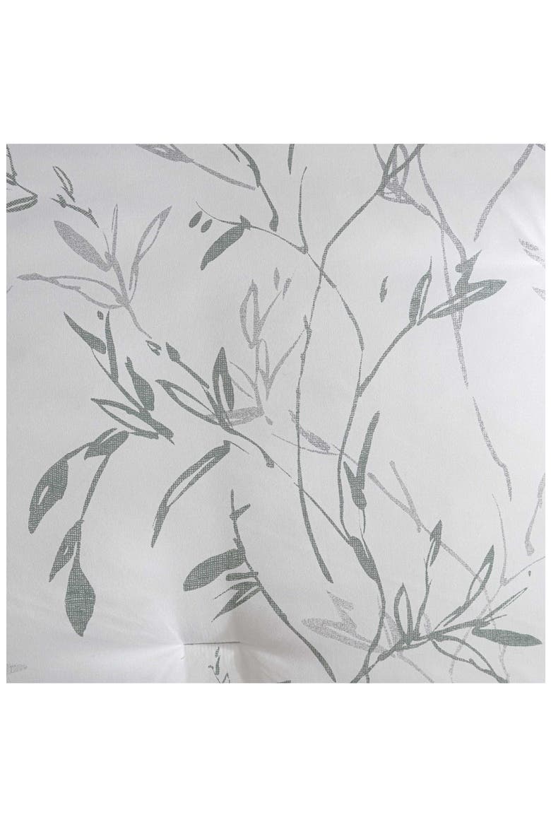 Ink Wash Vine Comforter & Throw Set, Alternate, color, GREEN