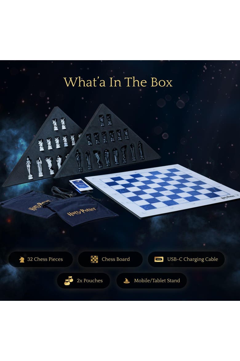GoChess Mini Wizard Harry Potter Electronic Chess Game Set, Alternate, color, Multicolored