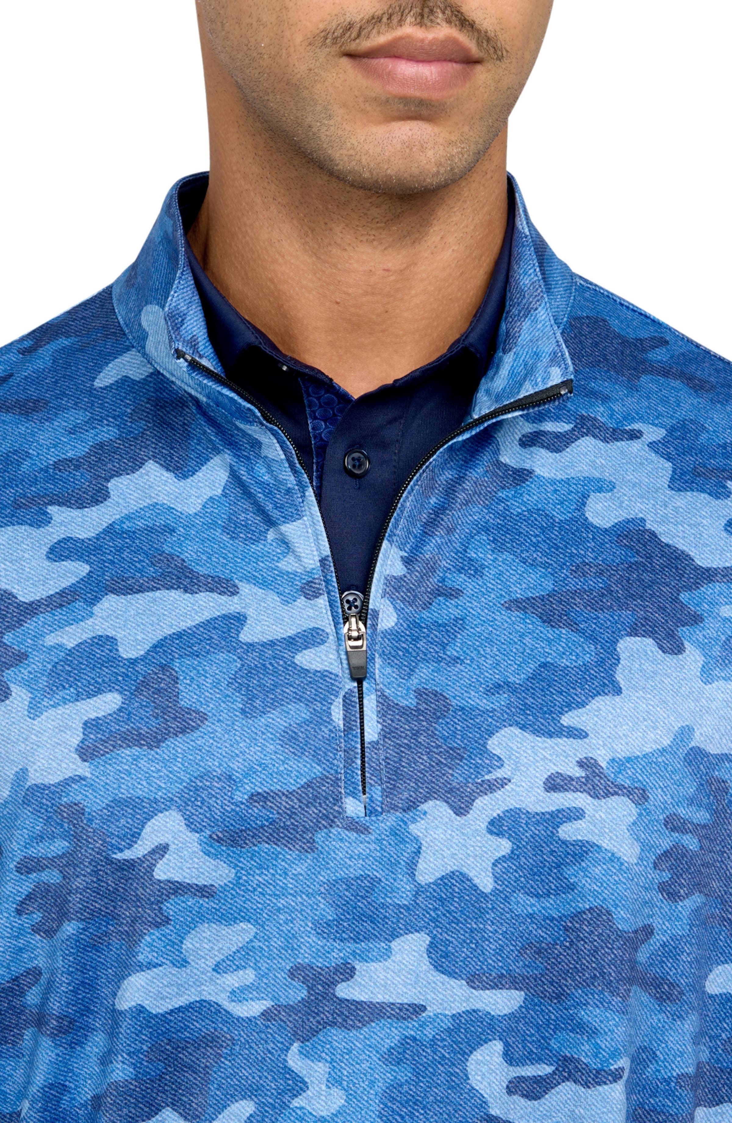 Camo Print Performance Quarter Zip - image 4