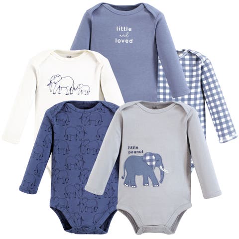 5Pk Long Sleeve Organic Bodysuits (Baby)