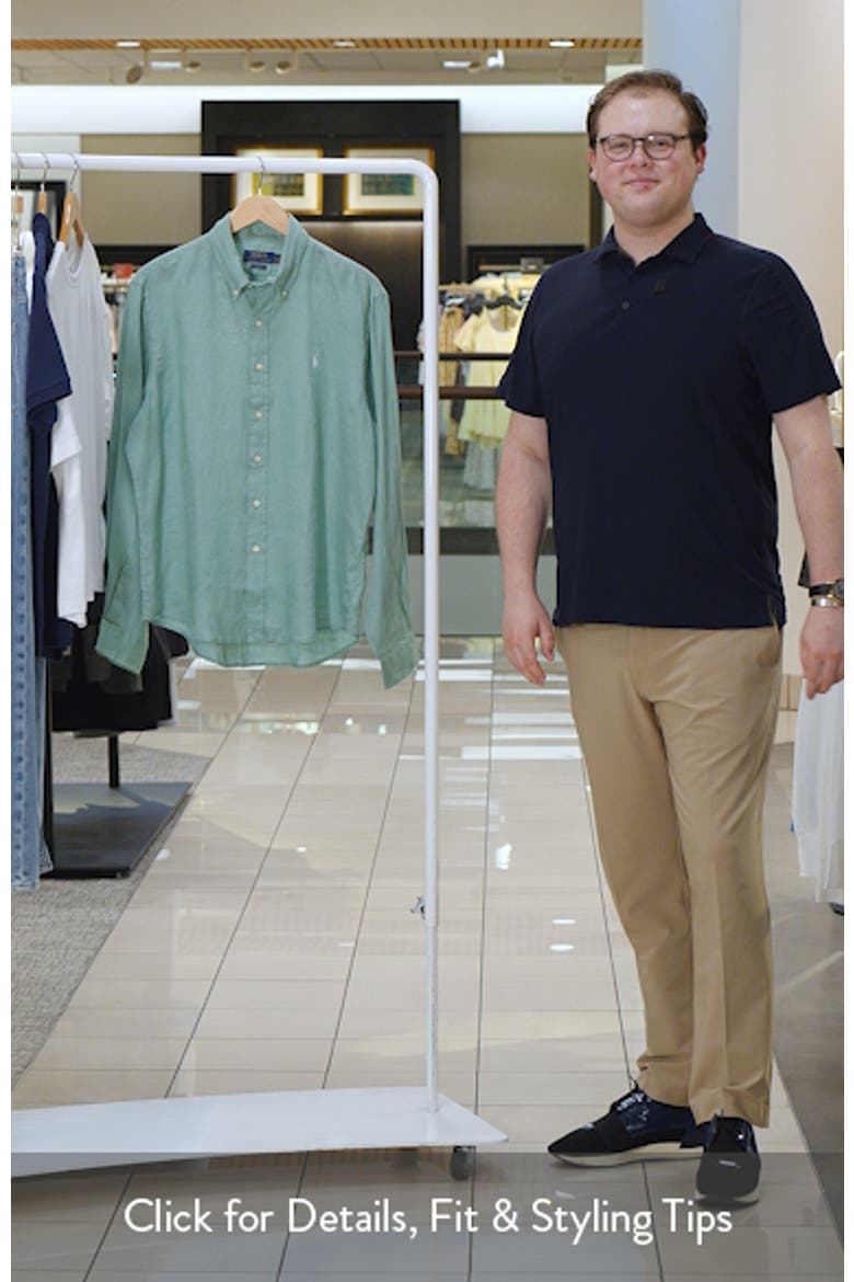 Classic Fit Linen Button-Down Shirt video