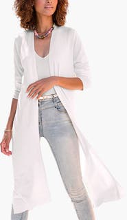LASCANA Long Open Front Cardigan