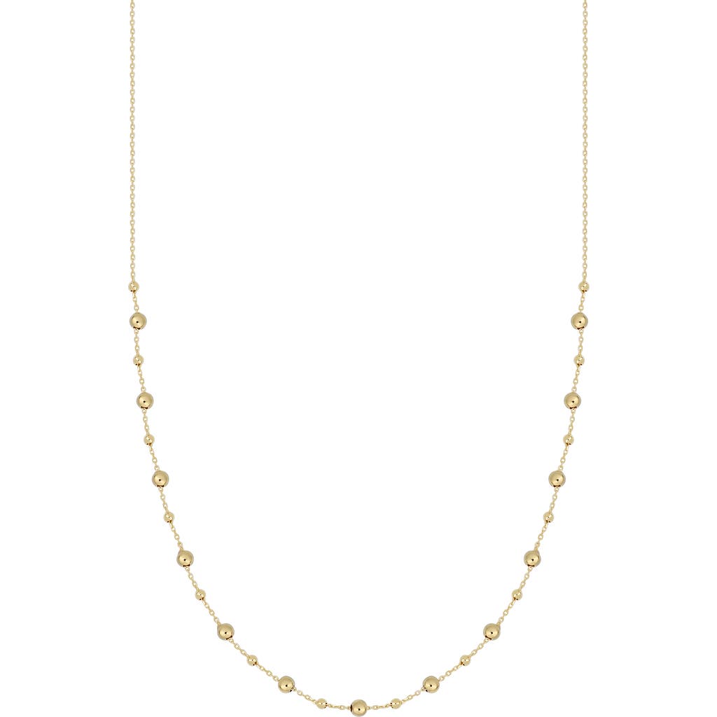 Bony Levy 14k Gold Ball Bead Chain Necklace