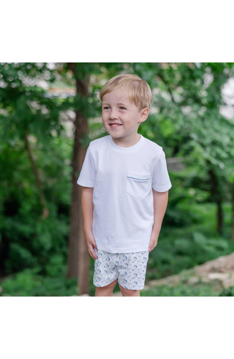 Lila and Hayes Walker Boys' Short Set, Alternate, color, Jumping Trout
