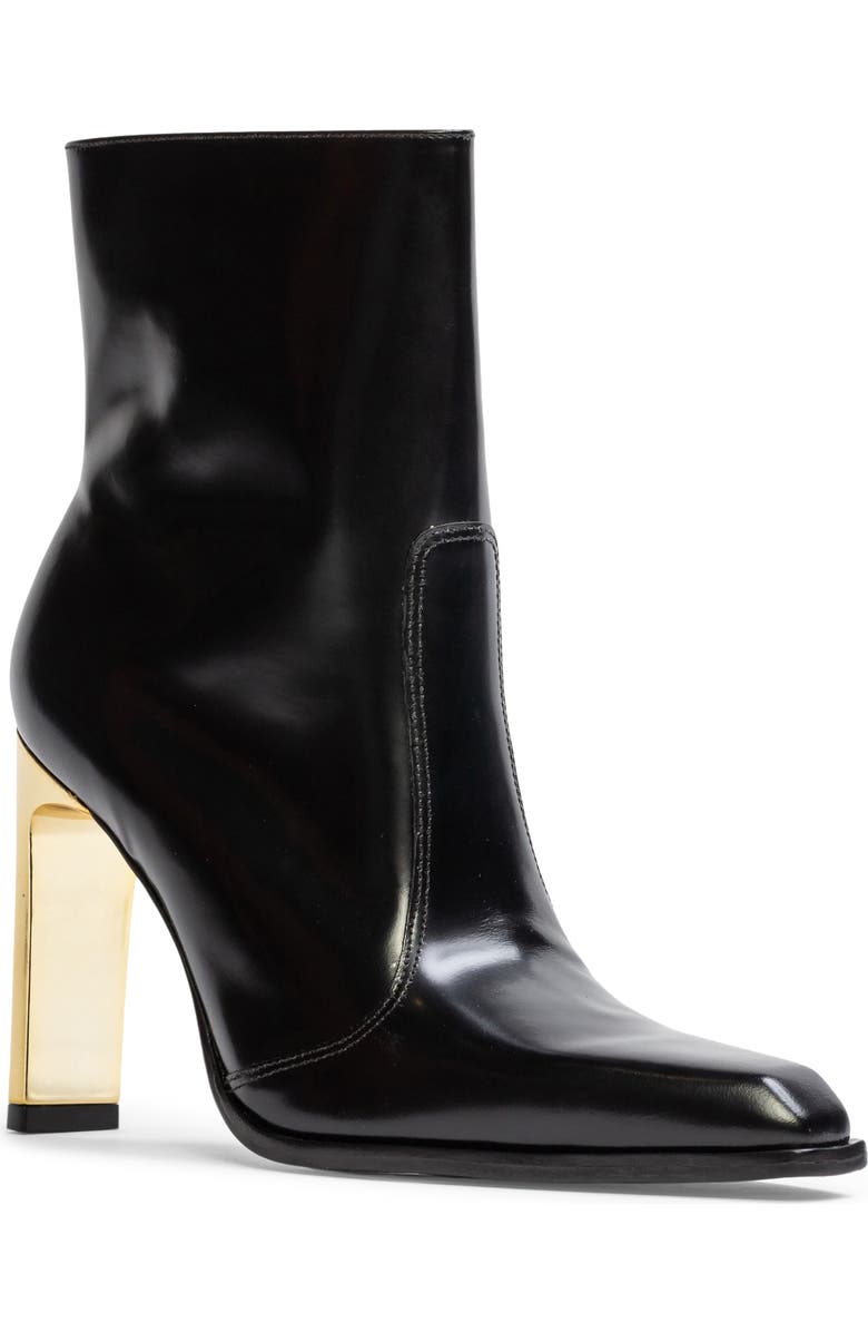 BLACK SUEDE STUDIO Domino Bootie, Main, color, Black