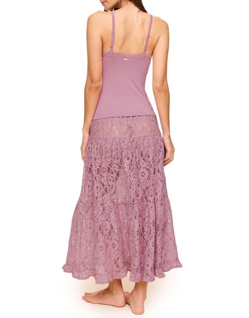 Shop Adore Me Isadora Cami And Skirt Set In Medium Purple