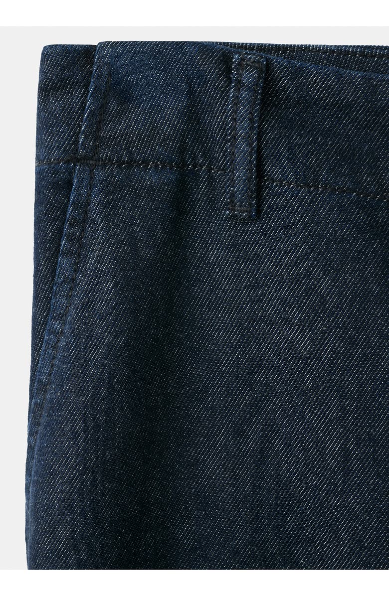 MANGO Mid Rise Wide Leg Trouser Jeans, Alternate, color, 