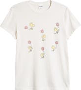 Re/Done Peanuts® Woodstock Cotton Graphic T-Shirt