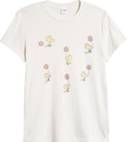 Re/Done Peanuts® Woodstock Cotton Graphic T-Shirt