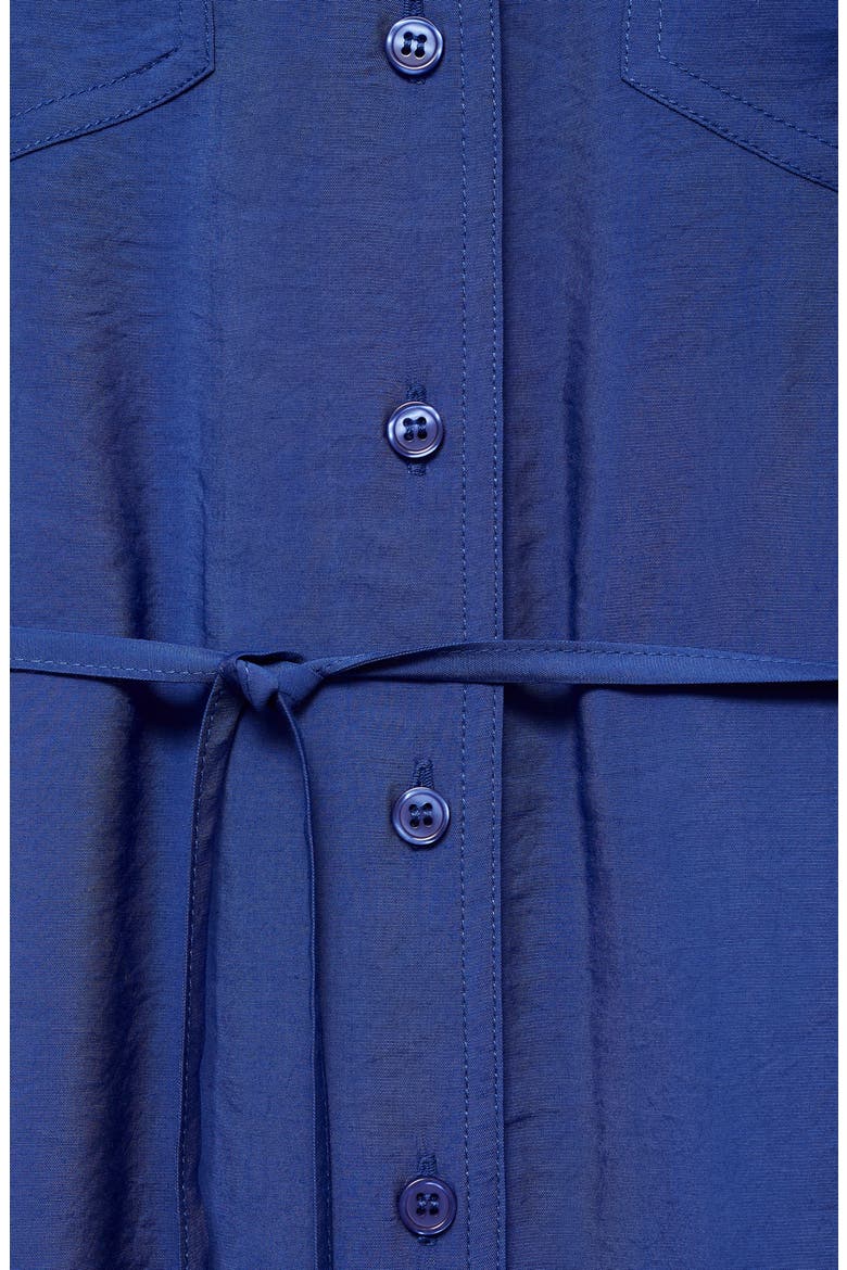 Short Sleeve Pocket Shirtdress, Alternate, color, VIBRANT BLUE