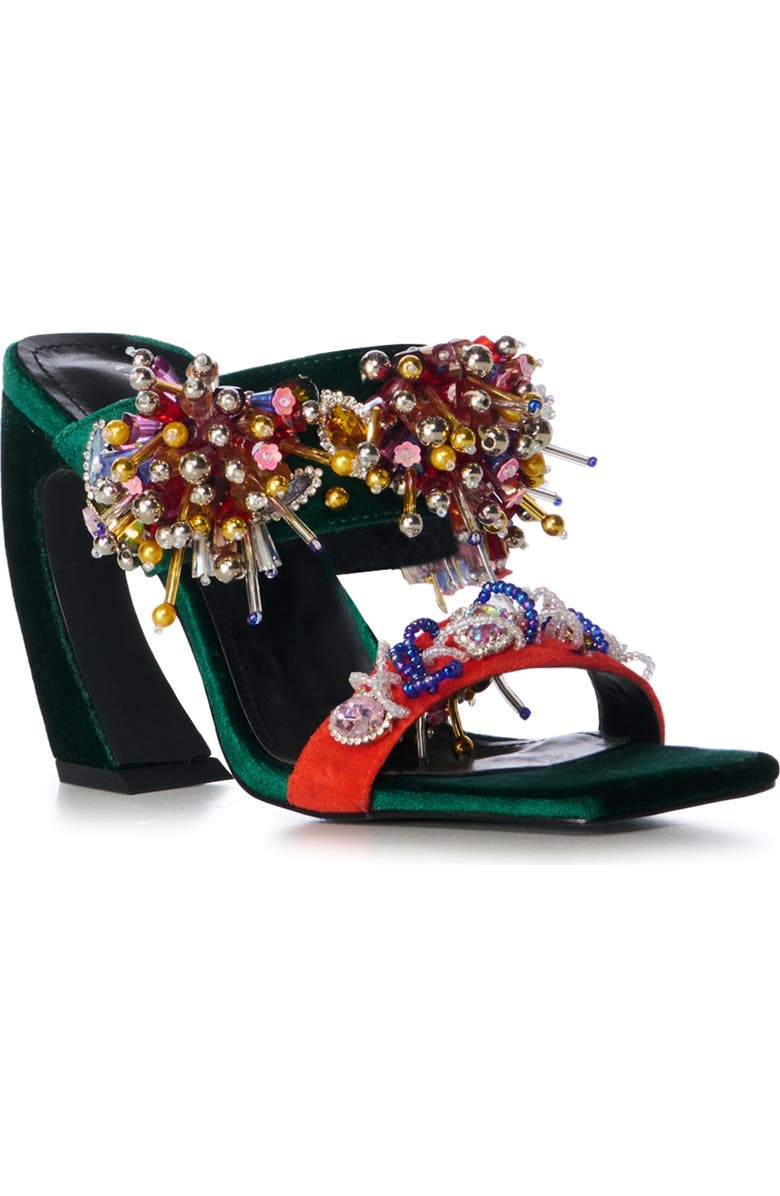 AZALEA WANG Greenberry Slide Sandal, Main, color,