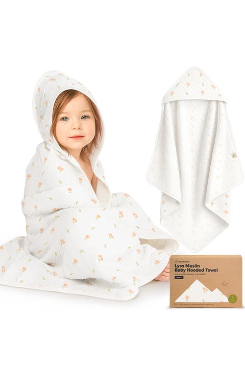 Lyra Muslin Hooded Towel