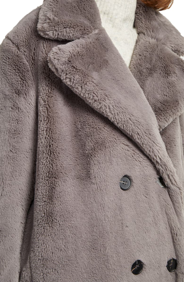 French Connection Annie Faux Fur Jacket, Alternate, color,