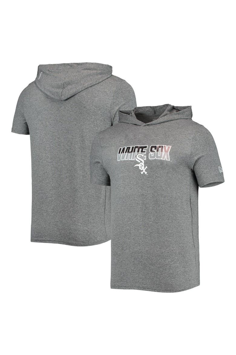 Men's New Era Heathered Gray Chicago White Sox Hoodie T-Shirt, Main, color, Heather Gray