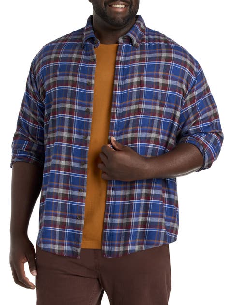 Plaid Flannel Sport Shirt