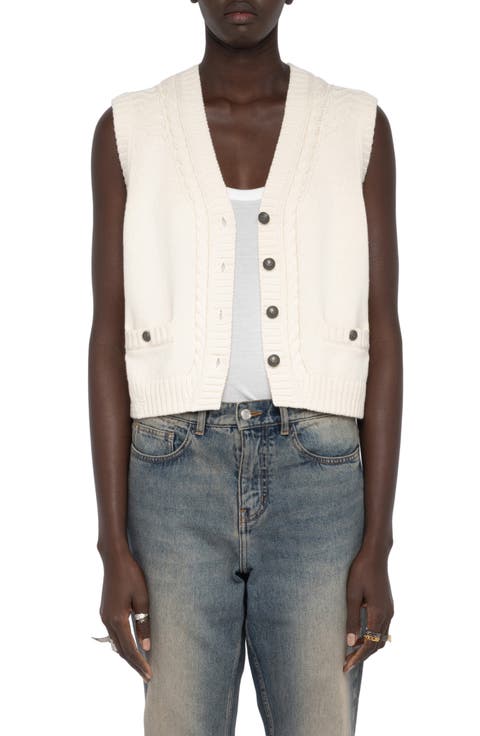 Mally Cable Stitch Vest