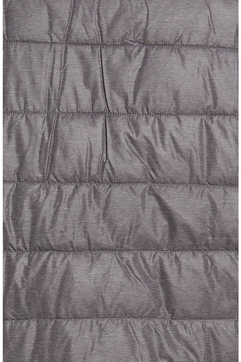 Water Resistant Quilted Puffer Jacket, Alternate, color, CHARCOAL MELANGE