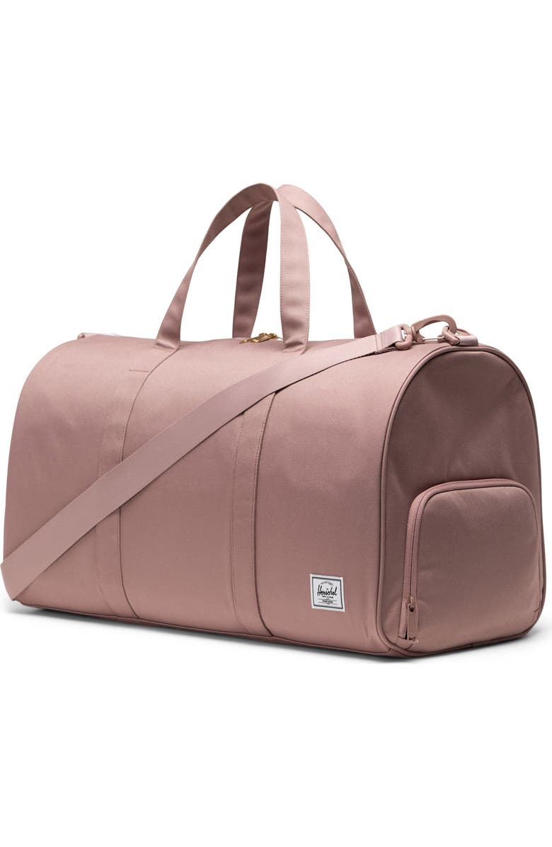 Herschel Supply Co. Novel Recycled Polyester Duffle Bag, Alternate, color, Ash Rose