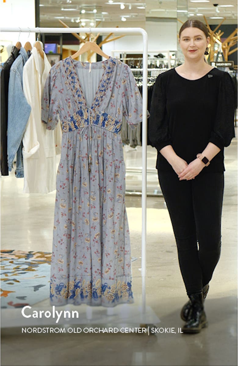 Lysette Floral Maxi Dress, sales video thumbnail