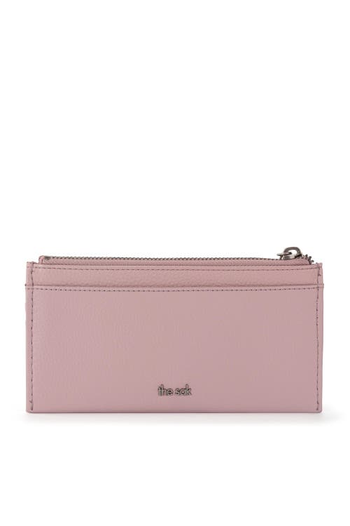The Sak Neva Large Card Wallet In Rosewood