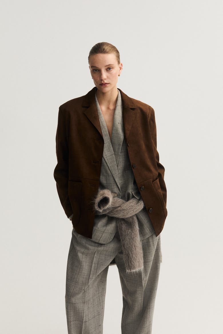 Jacket, Alternate, color, Dark brown