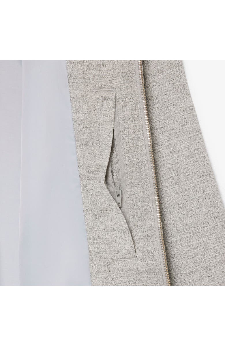Lacoste Zip Jacket, Alternate, color, Grey Chine