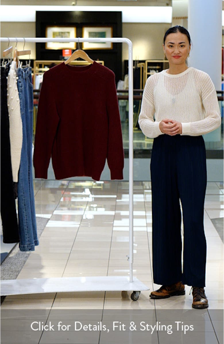 Oversize Chenille Sweater, sales video thumbnail