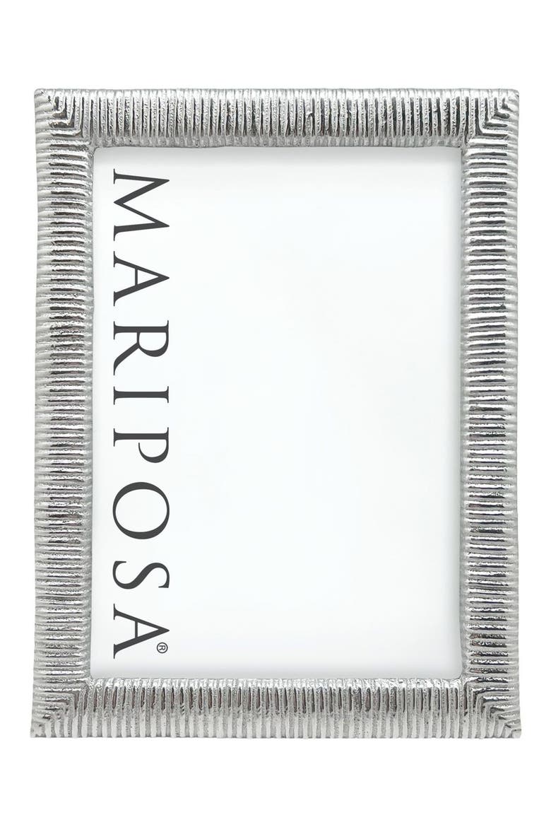 Woven Texture 5 x 7-Inch Picture Frame, Alternate, color, SILVER