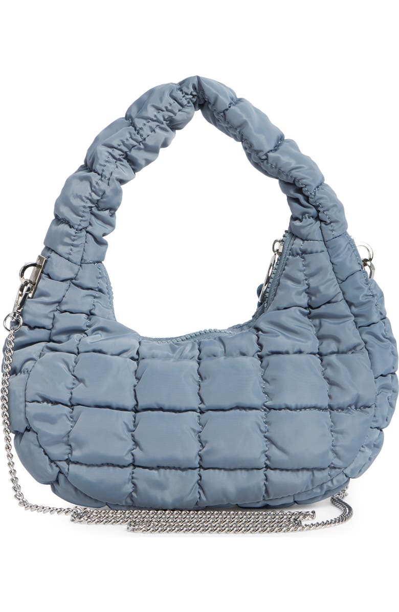 URBAN EXPRESSIONS HANDBAGS Small Nylon Hobo Bag, Alternate, color, Blue