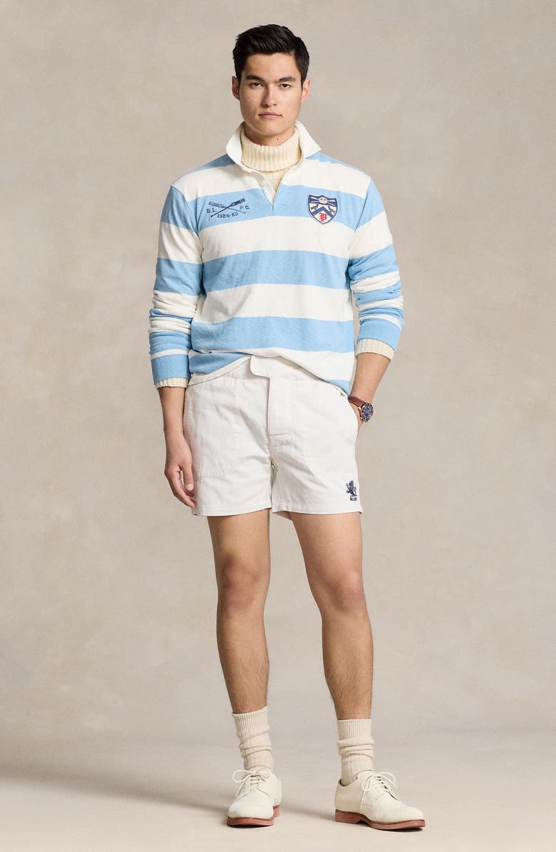 Polo Ralph Lauren Cotton Twill Rugby Shorts, Alternate, color,