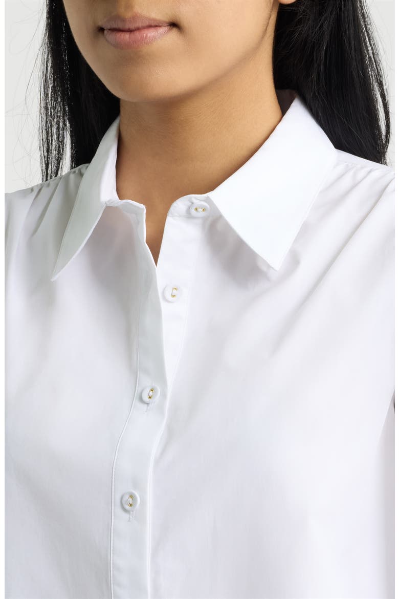 Puff Sleeve Shirt, Alternate, color, WHITE