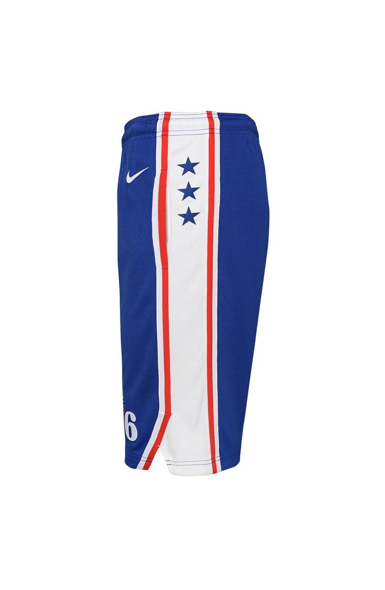 Nike Youth Nike Royal Philadelphia 76ers Swingman Performance Shorts – Icon Edition, Alternate, color, Blue