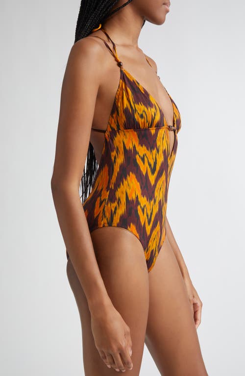 Ulla Johnson Leila Beaded One-piece Swimsuit