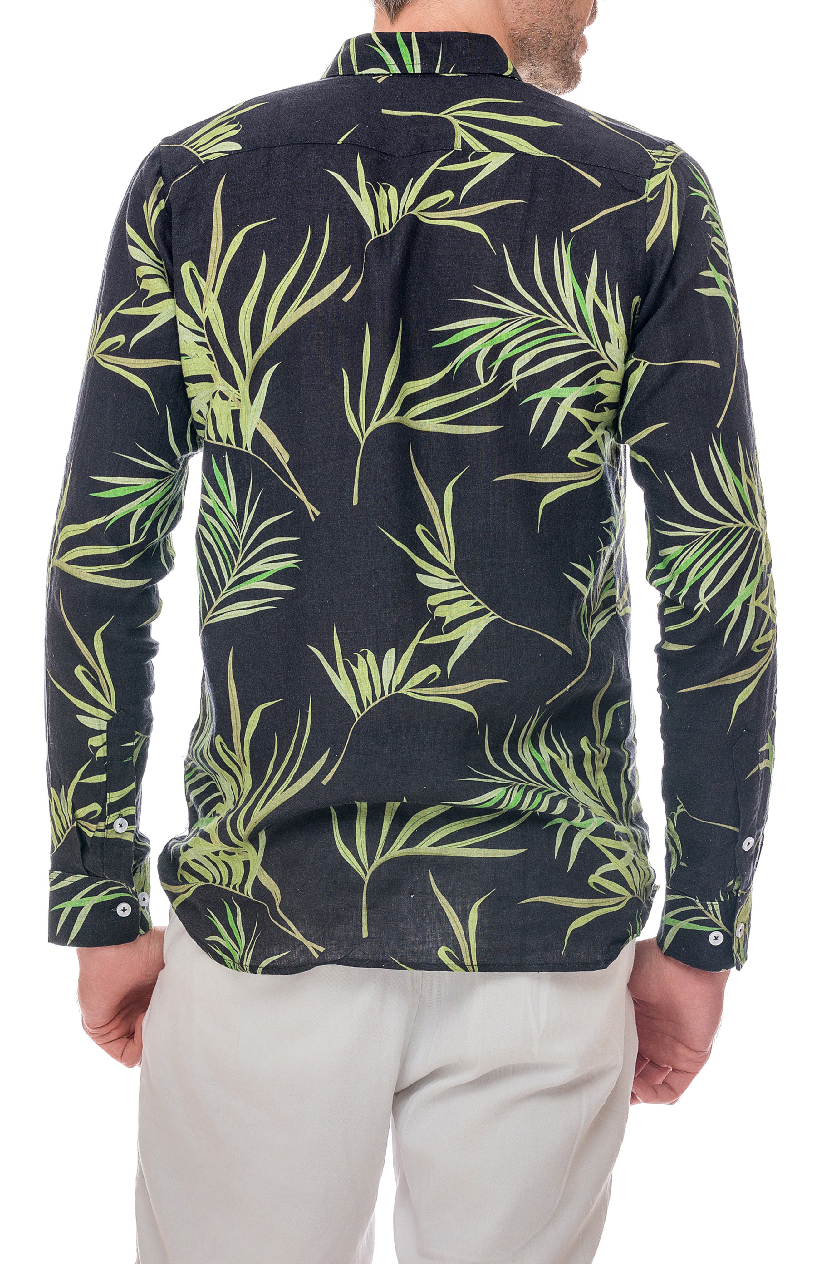 Linen Resort Button-Up Shirt - image 2