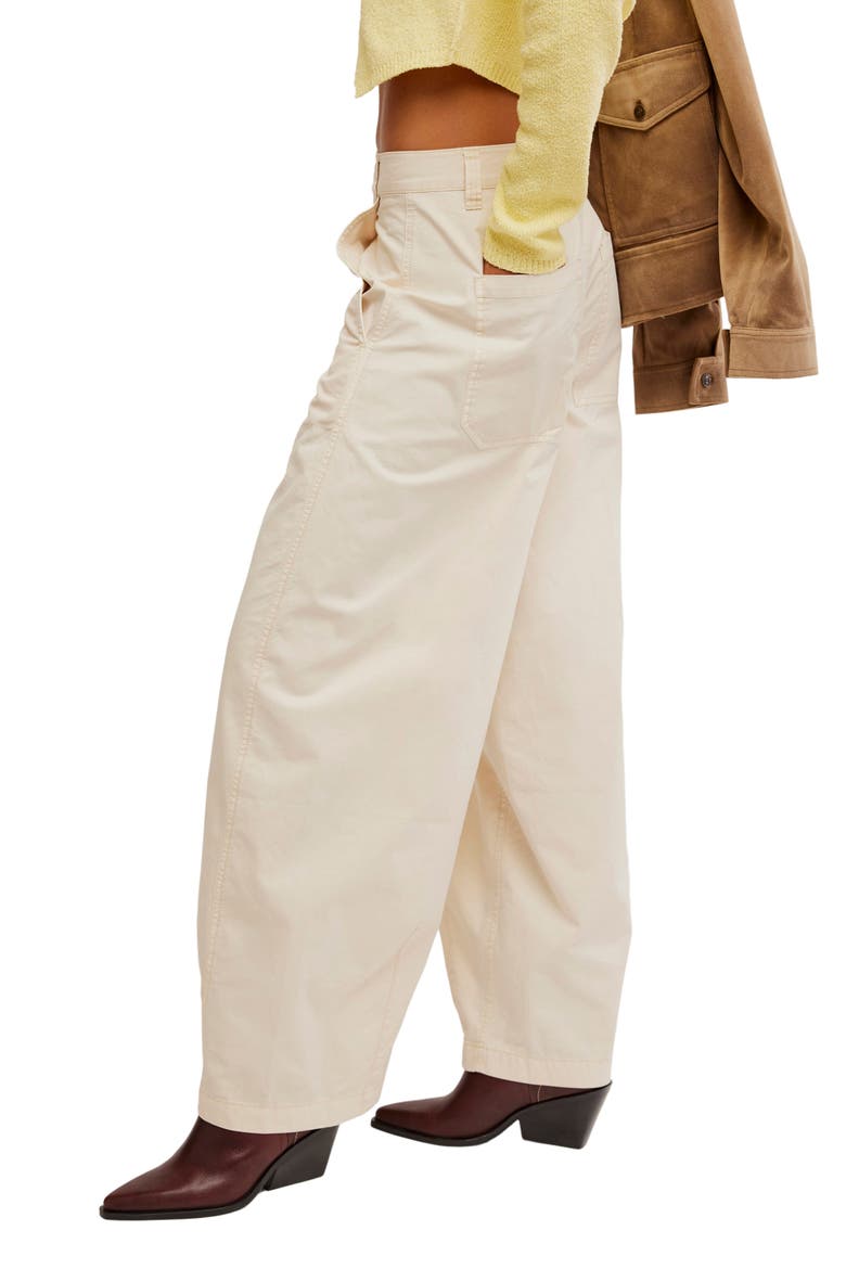 Rylee Wide Leg Chinos, Alternate, color, FRENCH OAK