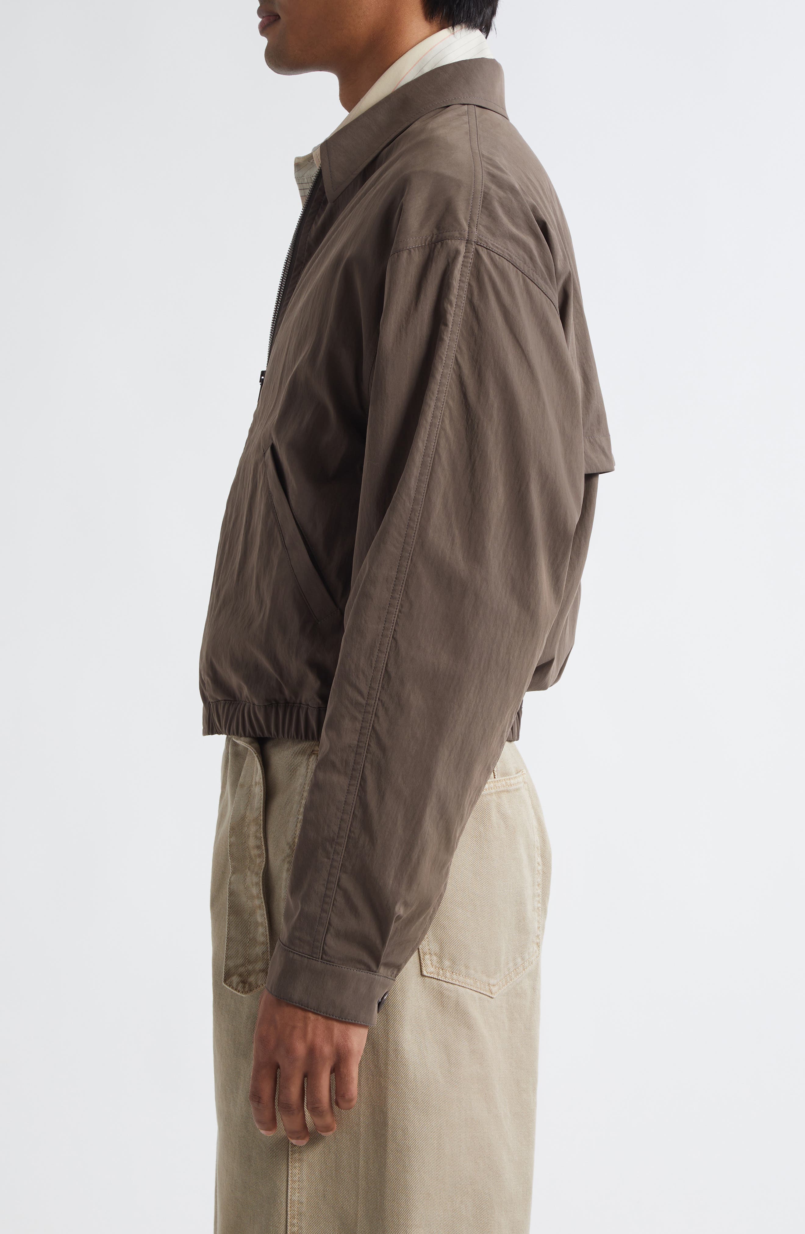 Zip Front Blouson Jacket (Men) | Nordstrom