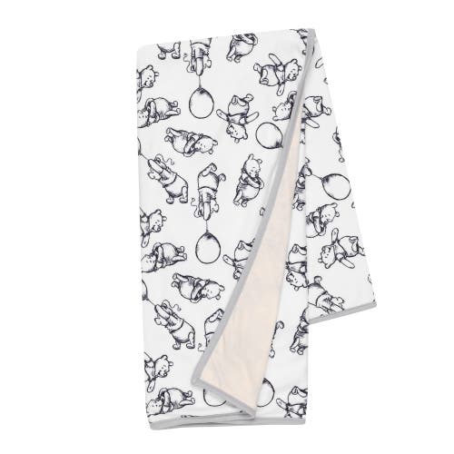 Lambs & Ivy Disney Baby Winnie The Pooh Baby Blanket In White